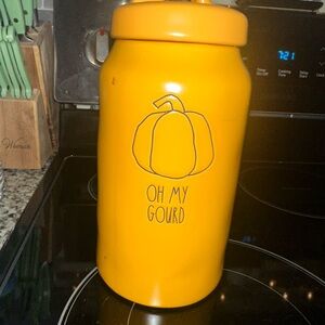 Rae Dunn Orange Pumpkin Jar